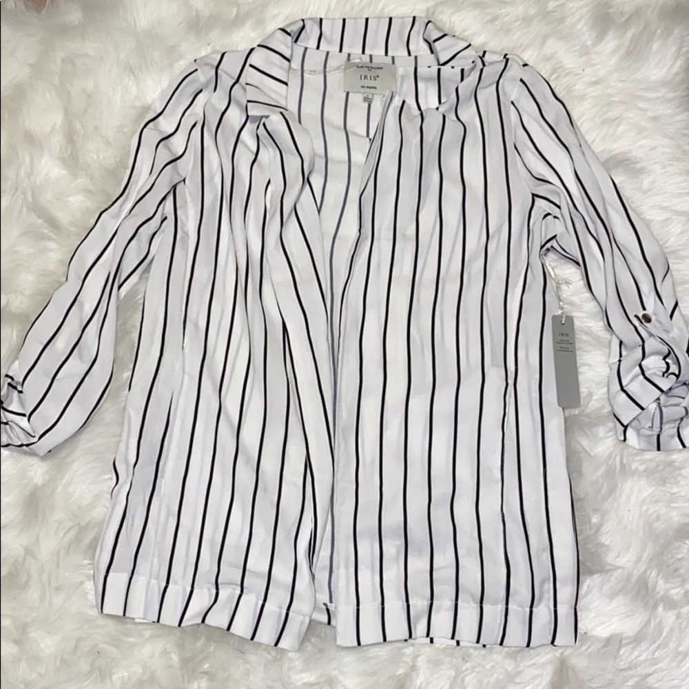 White/Black Blazer